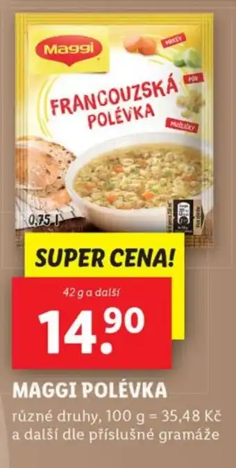 Lidl MAGGI POLÉVKA nabídka
