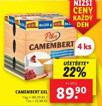 Lidl CAMEMBERT XXL nabídka