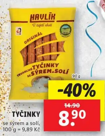 Lidl TYČINKY nabídka