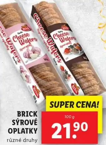 Lidl BRICK SÝROVÉ OPLATKY nabídka