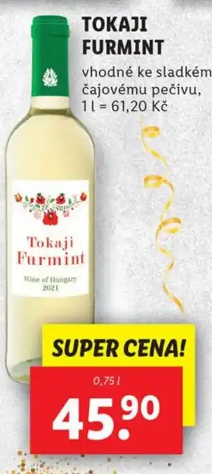 Lidl TOKAJI FURMINT nabídka
