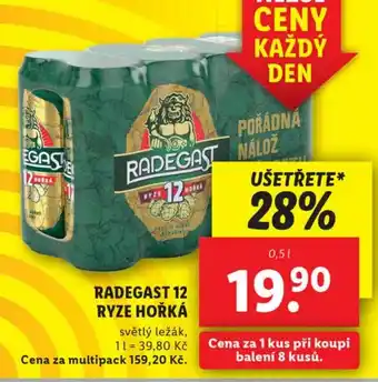 Lidl RADEGAST 12 RYZE HOŘKÁ nabídka
