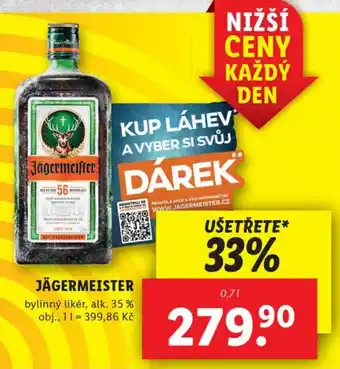 Lidl JÄGERMEISTER nabídka