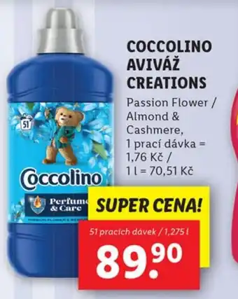 Lidl COCCOLINO AVIVÁŽ CREATIONS nabídka