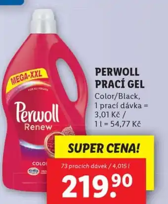 Lidl PERWOLL PRACÍ GEL nabídka