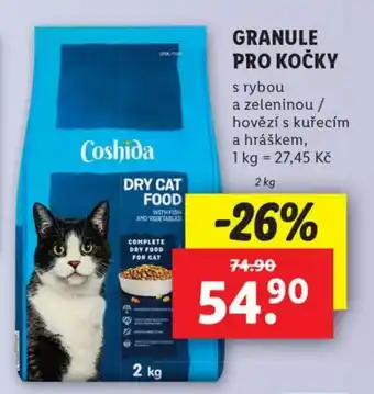Lidl GRANULE PRO KOČKY nabídka