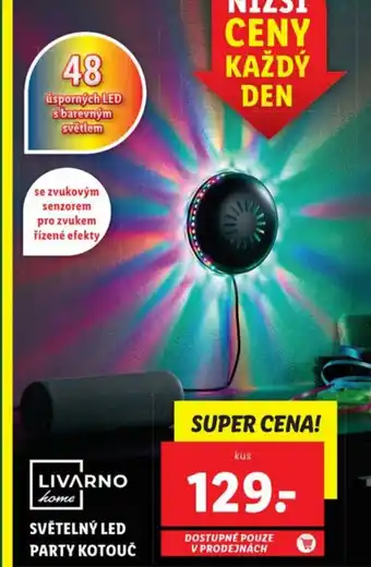 Lidl SVĚTELNÝ LED PARTY KOTOUČ nabídka