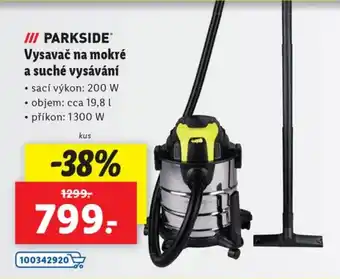 Lidl Vysavač na mokré a suché vysávání nabídka