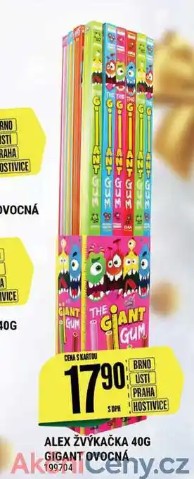 Tamda Foods Alex žvýkačka 40g gigant ovocná nabídka