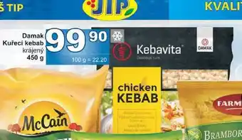 Jip Damak kuřecí kebab krájený 450 g nabídka