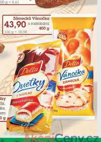 Jip Zámecká vánočka s rozinkami 400 g nabídka
