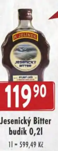 Qanto Jesenický Bitter budík 0,2L nabídka