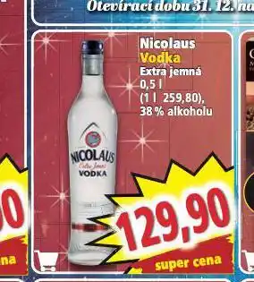 Norma Nicolaus vodka nabídka