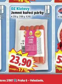Norma Jemné kuřecí párky nabídka