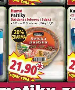 Norma Hamé paštiky nabídka