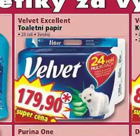 Norma Velvet toaletní papír nabídka