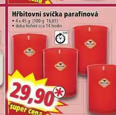 Norma Hřbitovní svíčka nabídka