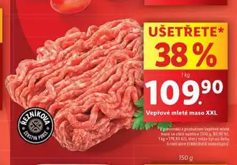 Lidl Vepřové mleté maso nabídka