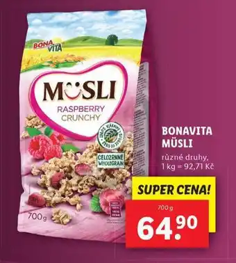 Lidl Bonavita musli nabídka