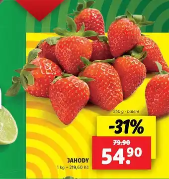 Lidl Jahody nabídka