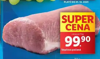 Lidl Vepřová pečeně nabídka