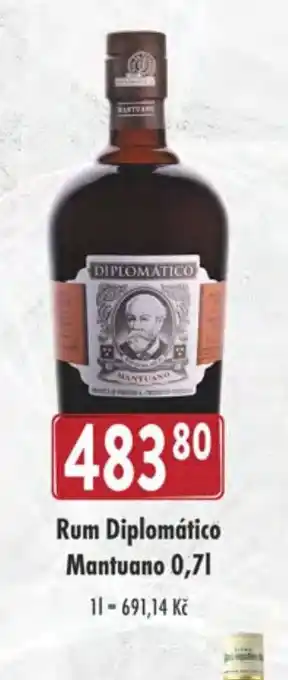 Rum Diplomático Mantuano 0,7L