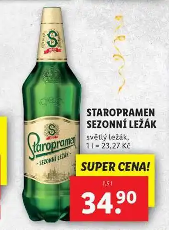 Lidl Pivo staropramen nabídka