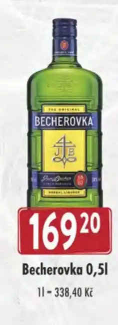Qanto Becherovka 0,5L nabídka