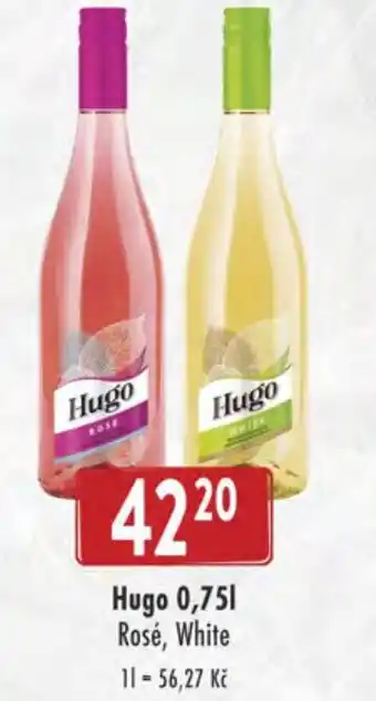 Qanto Hugo 0,75L Rosé, White nabídka