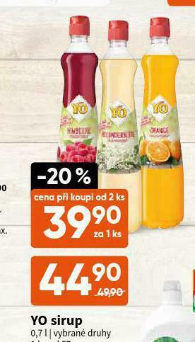 Terno Yo sirup nabídka