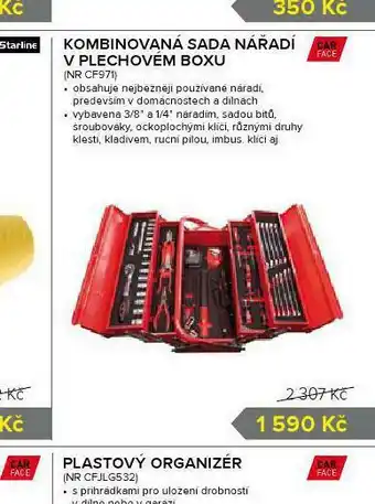 Auto Kelly Kimbinovaná sada nářadí v plechovém boxu nabídka