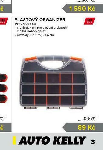 Auto Kelly Plastový organizér nabídka