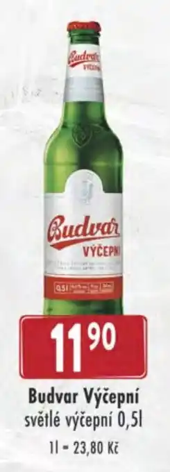 Qanto Budvar Výčepní světlé výčepní 0,5L nabídka