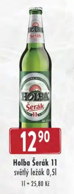 Qanto Holba Šerák 11 světlý ležák 0,5L nabídka