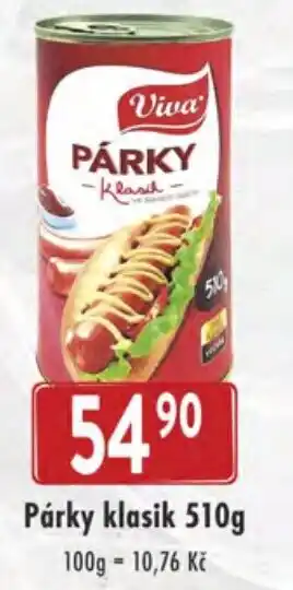 Qanto Párky klasik 510g nabídka