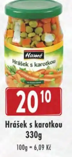 Qanto Hrášek s karotkou 330g nabídka