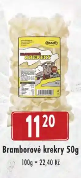 Qanto Bramborové krekry 50g nabídka