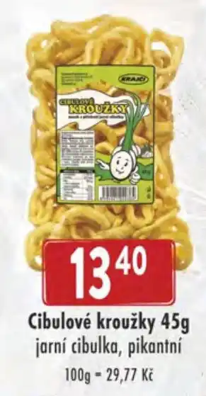 Qanto Cibulové kroužky 45g jarní cibulka, pikantní nabídka