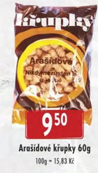 Qanto Arašídové křupky 60g nabídka