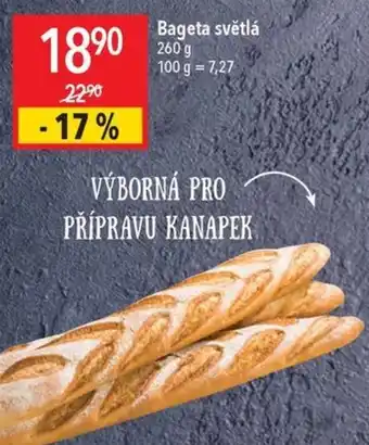 Globus Bageta světlá nabídka