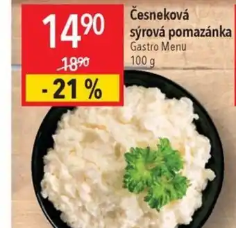 Globus Česneková sýrová pomazánka nabídka