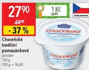 Globus Choceňské tradiční pomazánkové nabídka