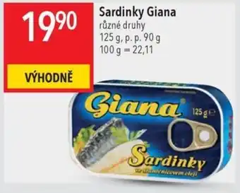 Globus Sardinky Giana nabídka