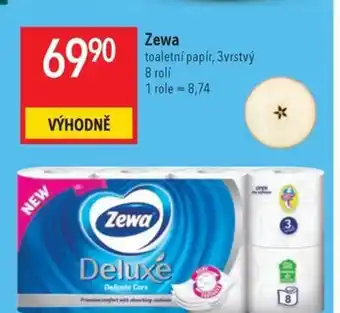 Globus Zewa toaletní papír, 3vrstvý 8 rolí nabídka