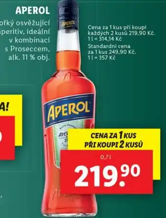 Lidl APEROL nabídka