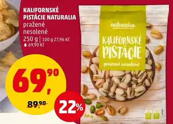 Penny Market KALIFORNSKÉ PISTÁCIE NATURALIA nabídka