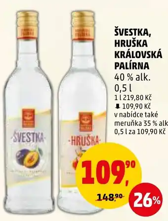 Penny Market ŠVESTKA, HRUŠKA KRÁLOVSKÁ PALÍRNA nabídka