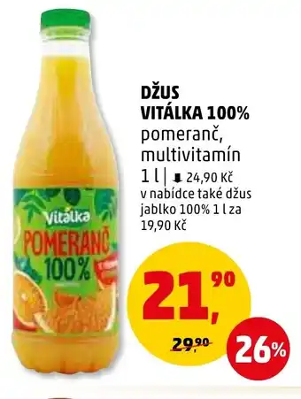Penny Market DŽUS VITÁLKA 100% nabídka