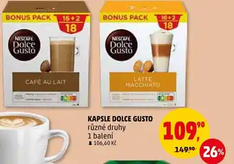 Penny Market KAPSLE DOLCE GUSTO nabídka