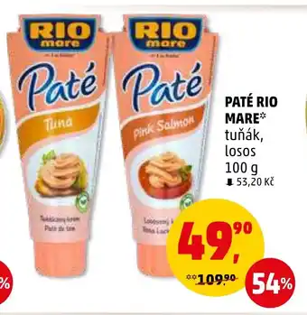 Penny Market PATÉ RIO MARE nabídka